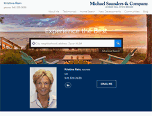 Tablet Screenshot of kristinarain.michaelsaunders.com