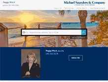 Tablet Screenshot of peggymock.michaelsaunders.com