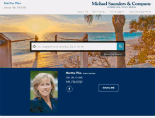 Tablet Screenshot of marthapike.michaelsaunders.com