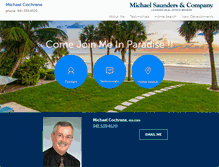 Tablet Screenshot of michaelcochrane.michaelsaunders.com