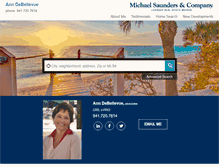 Tablet Screenshot of anndebellevue.michaelsaunders.com