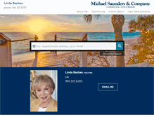 Tablet Screenshot of lindabastian.michaelsaunders.com