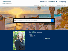 Tablet Screenshot of cherylroberts.michaelsaunders.com